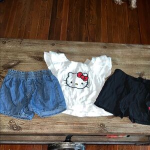 H&M Kids Matching Set - White, Blue, Black